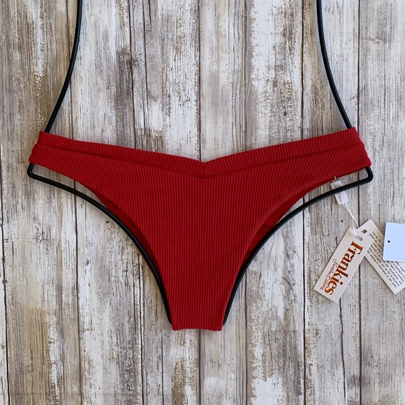 Frankie's Bikinis Swim Frankies Bikinis Austin Cheeky Bikini Bottom